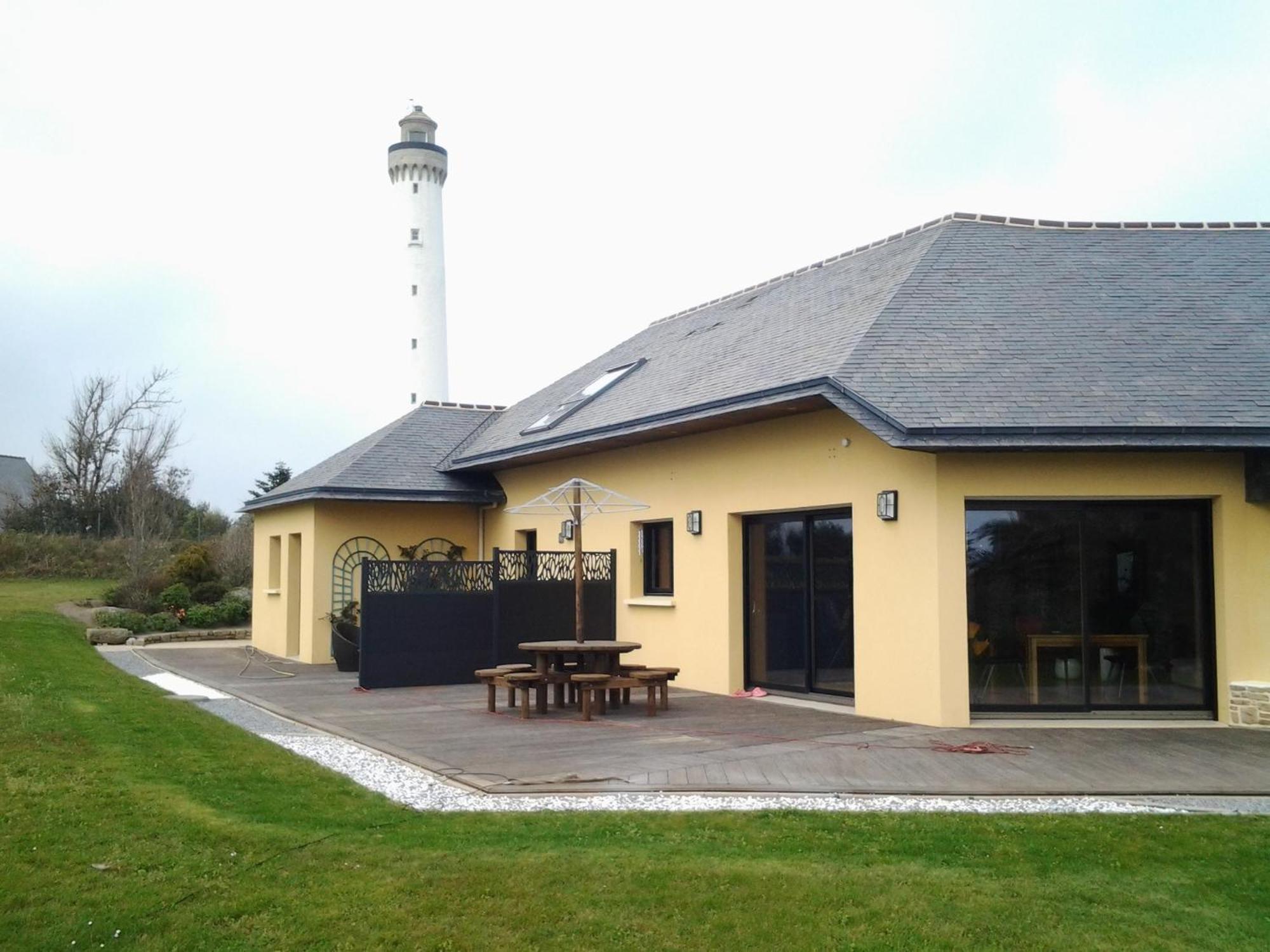Le Phare De Trezien - Proche Plage Plouarzel Buitenkant foto